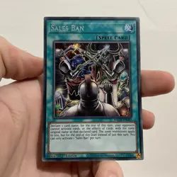 Yu-Gi-Oh Sales Ban BACH-EN063 Secret Rare 1st Edition Near Mint Condition - Image 1