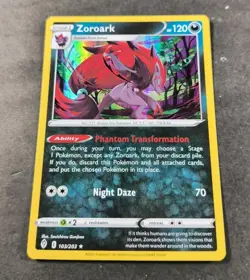 Pokemon Evolving Skies Zoroark Holo Rare Card 103/203 NM - Image 1