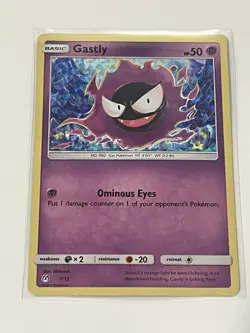 Pokemon TCG Gastly McDonalds Promos 7/12 Holo Promo Promo 2019 Lightly Played - Image 1