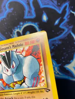 Giovanni's Machoke 42/132 Gym Challenge Uncommon - Pokemon Card LP - - Image 3