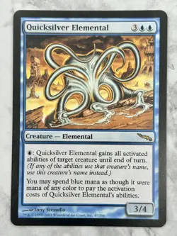 Quicksilver Elemental - Mirrodin - MTG Magic The Gathering- Rare - NM - Image 1