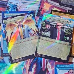 FOILED VERSION Donald Trump - Digital Altered Commander Deck Magic The Gathering - Image 4
