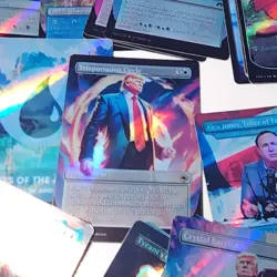 FOILED VERSION Donald Trump - Digital Altered Commander Deck Magic The Gathering - Image 5
