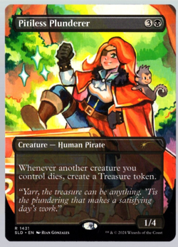 Pitiless Plunderer 1431 Borderless Non Foil Pick em & Stick em Secret Lair MTG - Image 1