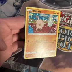 (SU) 2019 Pokemon McDonalds Promo Holo Mankey 8/12 LP - Image 4