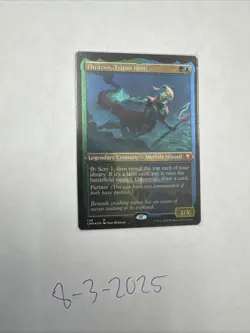 Thrasios, Triton Hero Foil Etched, Commander Legends Mtg Magic The Gathering NM - Image 1