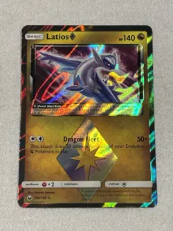 Pokemon TCG Latios 108/168 Prism Star Holo Rare SM Celestial Storm NM Pack Fresh - Image 1