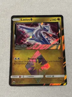 Pokemon TCG Latios 108/168 Prism Star Holo Rare SM Celestial Storm NM Pack Fresh - Image 2