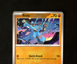 Pokemon Card TCG - Riolu 050/131 Master Ball Reverse Prismatic Evolutions - NM ⭐ - Image 2