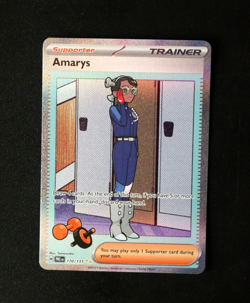 Pokemon Card Amarys 170/131 Prismatic Evolutions Special Illustration Rare - NM⭐ - Image 1
