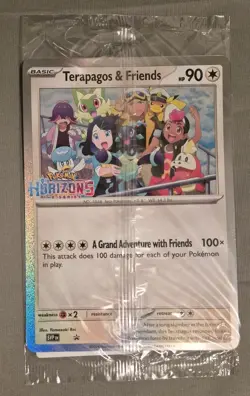 Pokemon TCG: Terapagos and Friends Oversized Jumbo Promo Card Horizons - SEALED - Image 1