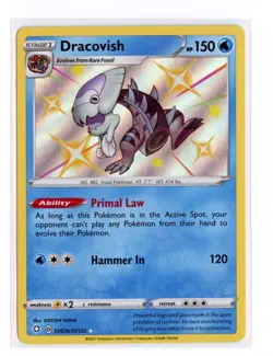Dracovish SV036/SV122 Shiny Holo Rare Holo Shining Fates: Shiny Vault Pokemon LP - Image 1