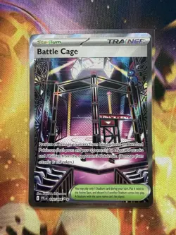 Battle Cage 116/094 Me02: Phantasmal Flames Holo Pokemon TCG - Image 1