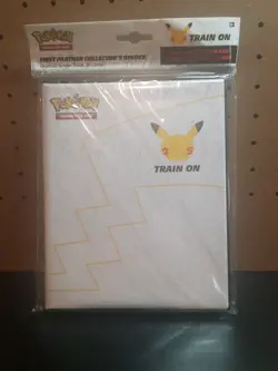 Pokemon First Partners Collectors Binder Pikachu Celebrations Oversized Promo - Image 1