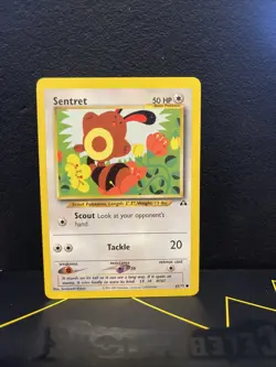 SENTRET - Neo Discovery Set - 63/75 - Common - Pokemon Card - NM - Image 1