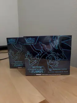 (2) Pokemon Center Phantasmal Flames Elite Trainer Box ETB Sealed - Image 1