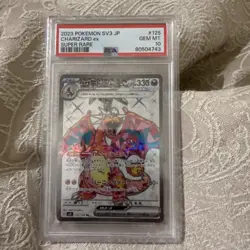 PSA 10 Charizard SR 125/108 sv3 Ruler of the Black Flame Pokemon Card japanese - Image 1