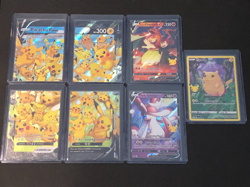 Pokemon Celebrations Promo Lot Pikachu V Union, Dark Sylveon, Lance's Charizard - Image 1