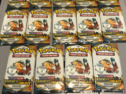 Lot of 14 Packs Pokemon Darkness Ablaze - Fun Pack - 3 Cards - Image 3