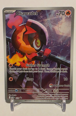 Pokemon TCG "Charcadet" Pokemon Center Exclusive Promo 22 Phantasmal Flames ETB - Image 1