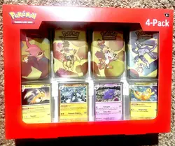 1 box Scarlet & Violet 151 Mini Tins 4 Pack SAMS CLUB SEALED Pokemon TCG - Image 1