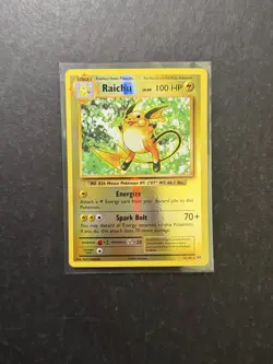 Raichu 36/108 Pokemon Card XY Evolutions Reverse Holo Rare PTCG NM - Image 1