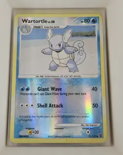Pokemon Wartortle #75/132 - Secret Wonders 2007 - Reverse Holo [LP/E] - Image 1