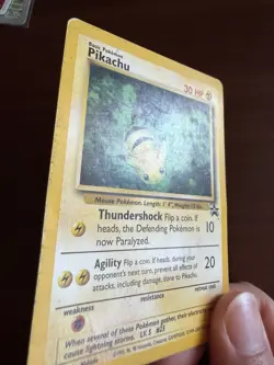 Pokemon Card - Pikachu WoTC Promo Black Star #27 Promo - DMG - Image 4