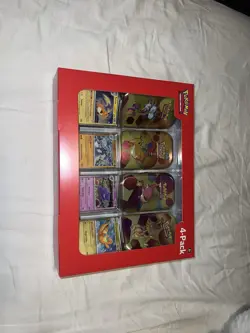 1 box Scarlet & Violet 151 Mini Tins 4 Pack SAMS CLUB SEALED Pokemon TCG - Image 1