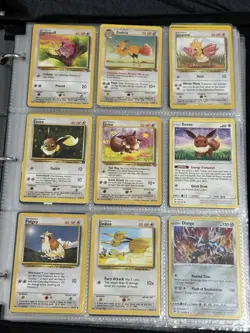 Pokemon vintage lot binder collection 500+ cards - Image 1