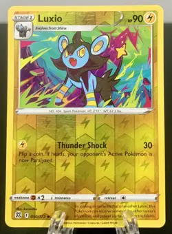 Pokemon TCG Brilliant Stars Luxio #50 Reverse Holo - Image 1