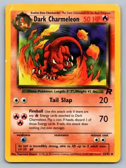 Pokemon TCG Team Rocket Dark Charmeleon 32/82 - Image 1