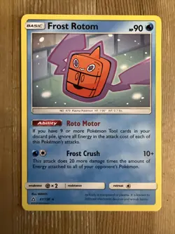 Pokemon TCG SM Ultra Prism, Frost Rotom 41/156, Rare NM - Image 1