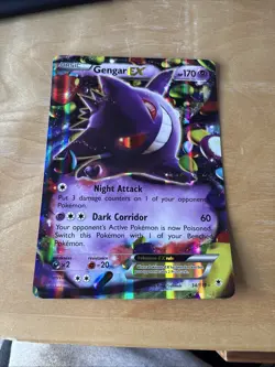 Pokemon 2014 XY Phantom Forces Gengar EX Jumbo Promo - Image 1