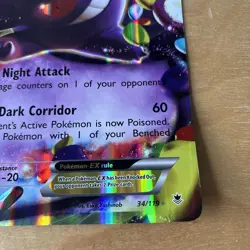 Pokemon 2014 XY Phantom Forces Gengar EX Jumbo Promo - Image 5