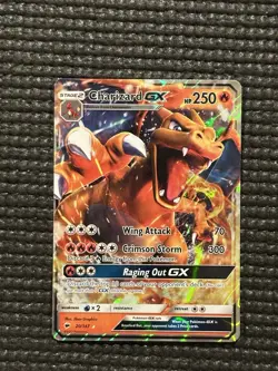 Pokemon 2017 S&M Burning Shadows Charizard GX Holo Ultra Rare Card #20/147 - Image 2