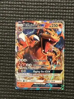 Pokemon 2017 S&M Burning Shadows Charizard GX Holo Ultra Rare Card #20/147 - Image 3