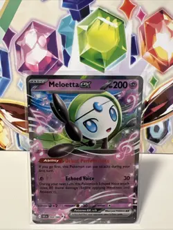 Meloetta ex 044/086 Double Rare - Pokemon TCG S&V Black Bolt - NM - Image 1