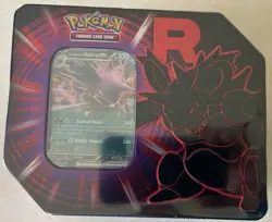 Pokemon TCG: Scarlet & Violet Team Rocket Nidoking Tin new and sealed popular - Image 1