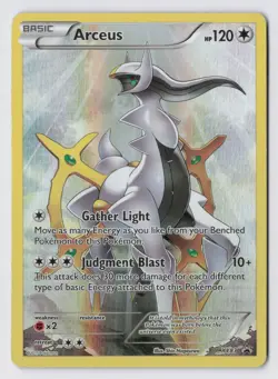 Pokemon TCG 2015 Arceus Holo XY83 MP - Image 1