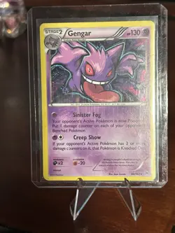 Pokemon TCG Gengar 60/162 Non-Holo Rare Card Breakthrough 2015 LP - Image 1