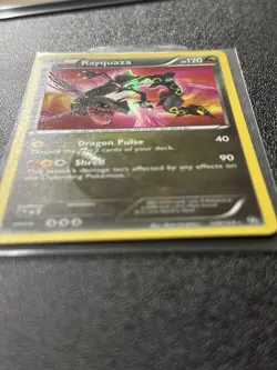2012 Pokemon Black & White Rayquaza 128/124 Dragons Exalted Secret Rare NM - Image 3