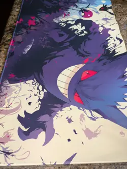 Gengar Spooky TCG Playmat - CCG Gengar Playmat NEW 24x14 Gengar Pokemon TCG Mat - Image 4