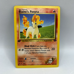 Pokemon TCG - Blaine’s Ponyta 64/132 1st Edition - WOTC Gym Challenge - NM - Image 1