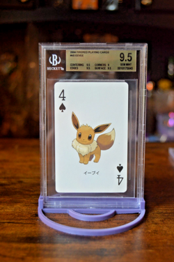 Pokemon 2004 Fire Red Playing Cards | EEVEE 4S Beckett Graded (BGS 9.5) - Image 1