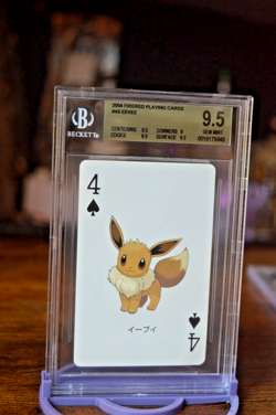 Pokemon 2004 Fire Red Playing Cards | EEVEE 4S Beckett Graded (BGS 9.5) - Image 2