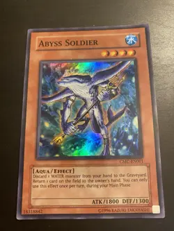 Abyss Soldier CMC-EN001 Super Rare LP - YuGiOh! - Image 1