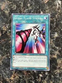 Spiral Flame Strike 1st LED6-EN055 Common X 1 Near Mint Near Mint YUGIOH - Image 1