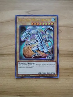 Yu-Gi-Oh! - Blue Eyes White Dragon - Ultra Rare / Holo - LCKC-EN001 - Image 1