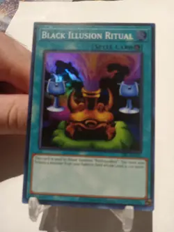 Yu-Gi-Oh! TCG Black Illusion Ritual Super Rare SRL-EN051 Near Mint - Image 1